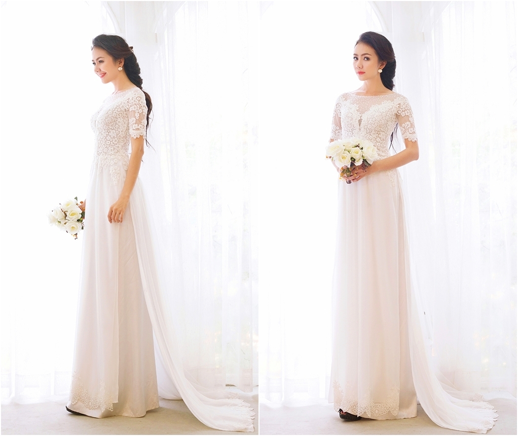Áo dài đám cưới và ăn hỏi khác nhau như thế nào ?