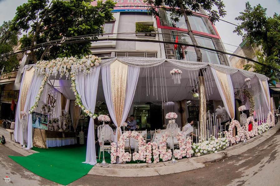 Trang trí tiệc cưới ở Mỹ Đình