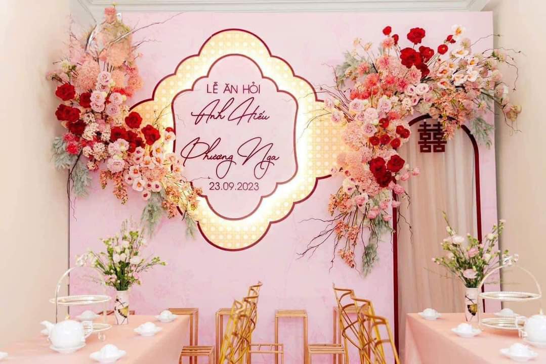 Trang trí phông cưới Trang trí phông cưới